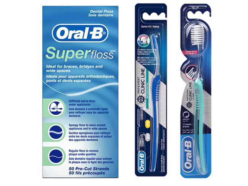 مسواک ارتودنسی اورال بی (oral b)