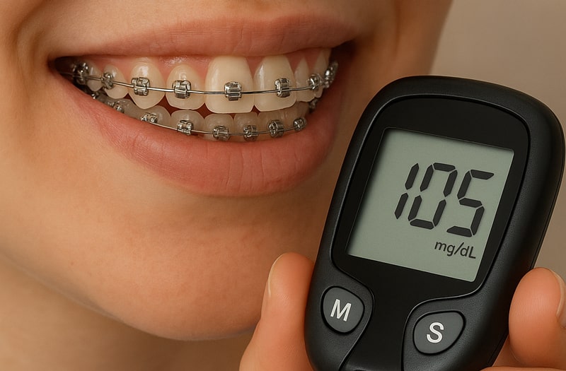 تاثیر دیابت بر ارتودنسی