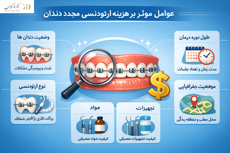 هزینه ارتودنسی مجد دندان